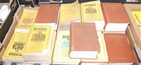 Lot 633 - A box of Wisden annuals, five assorted 1950s...