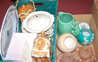 Lot 644 - Two boxes of mixed china, to include Price...