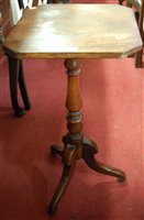 Lot 1453 - A 19th century mahogany tilt-top pedestal...