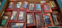 Lot 690 - Three boxes of a cased and loose diecast...