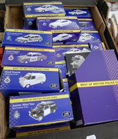 Lot 696 - A box of The Best of British Police Cars 1.43...