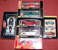 Lot 731 - Seven various cased diecast scale models, to...