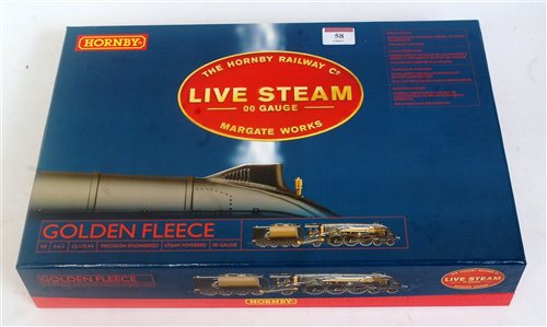 Lot 58 - A Hornby live steam 'Golden Fleece' class A4...