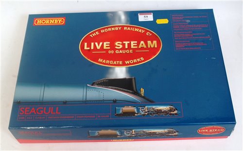 Lot 59 - A Hornby live steam Seagull class A4 engine...