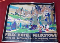 Lot 64 - A quadroyal poster Felix Hotel, Felixstowe,...