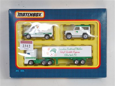 Lot 2312 - A Matchbox No. MC-806 Garden Festival of Wales...