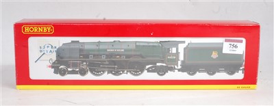 Lot 756 - Hornby R2231 BR 4-6-2 loco and tender 'Duchess...