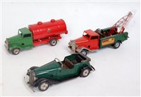 Lot 3236 - Three various loose Triang Minic tinplate and...