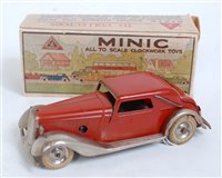 Lot 3241 - A Triang Minic pre- and post-war tinplate and...