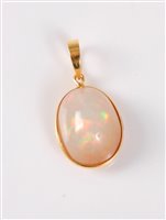 Lot 1280 - Opal pendant