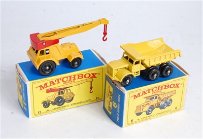 Lot 2303 - A Matchbox 1:75 series construction diecast...