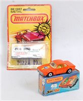 Lot 2380 - A Matchbox boxed and carded diecast group to...