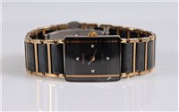 Lot 2606 - A lady's Rado Jubile quartz wristwatch, the...