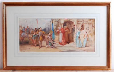 Lot 1470 - Charles Cattermole (1832-1900) - The Blessing,...