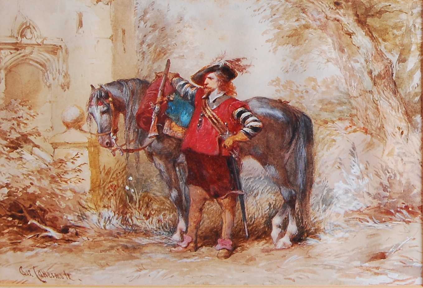 Lot 1482 - Charles Cattermole (1832-1900) - Cavalier...