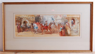 Lot 1484 - Charles Cattermole (1832-1900) - Soldiers on...