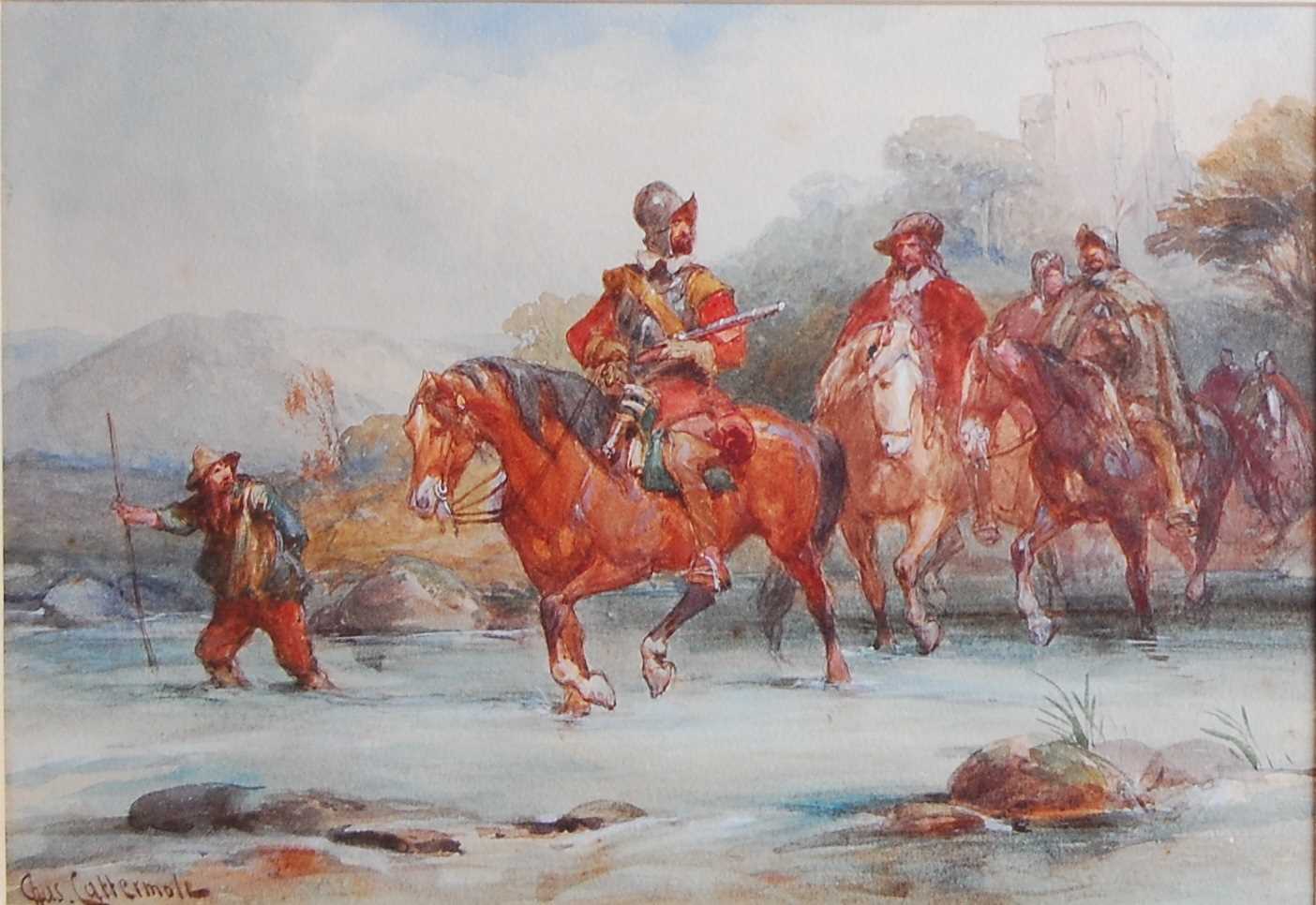 Lot 1485 - Charles Cattermole (1832-1900) - Civil War...