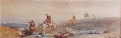 Lot 1487 - Charles Cattermole (1832-1900) - Soldiers on...
