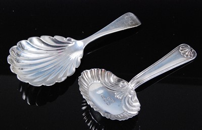 Lot 1133 - A late Victorian silver caddy spoon