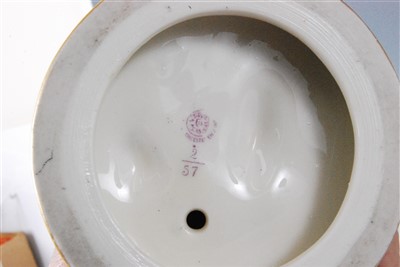 Lot 1096 - A pair of Royal Worcester porcelain figurines...