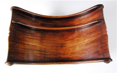 Lot 1343 - A Regency mahogany double cheese coaster,...