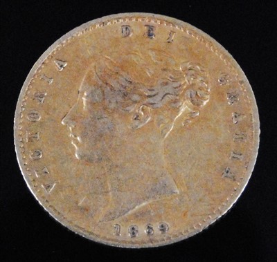 Lot 2057 - Great Britain, 1869 gold half sovereign