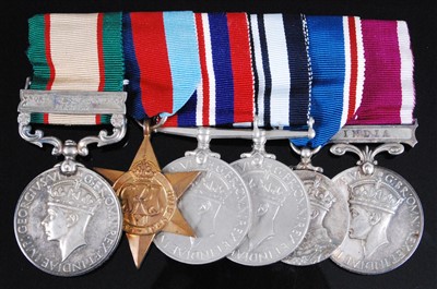 Lot 305 - A George VI group of medals to include