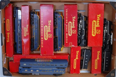 Lot 718 - Selection of Triang TC series items black...