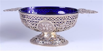 Lot 1212 - A mid-Victorian silver gilt footed bowl,...