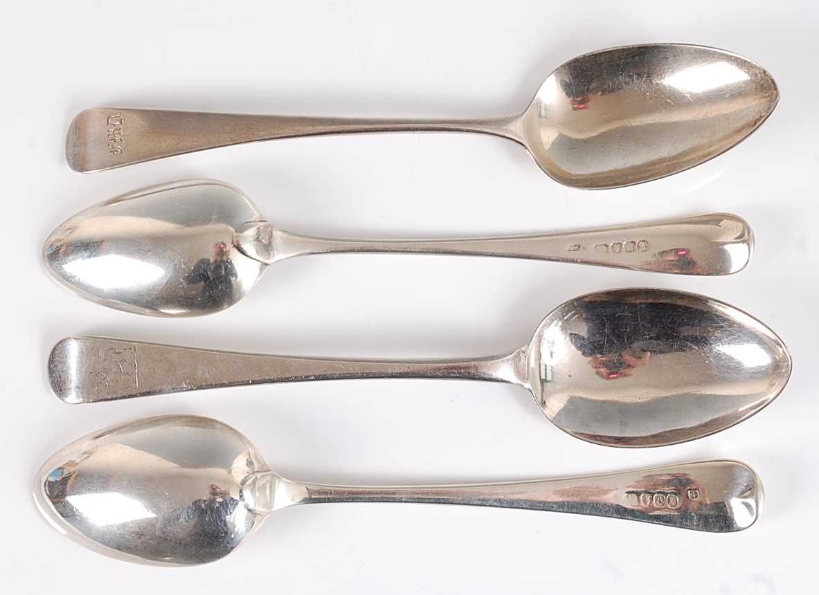 Lot 1168 - A George III silver tablespoon, in the Old...