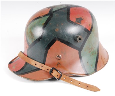 Lot 188 - A post WW I 1917 pattern steel helmet