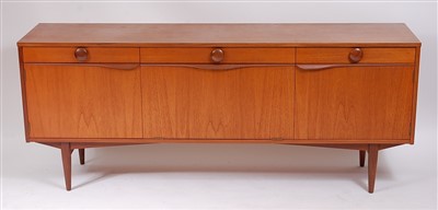 Lot 453 - A 1960s Elliotts of Newbury teak long...