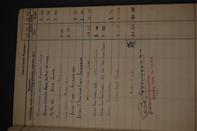 Lot 5 - A WW II R.C.A.F. Flying Log Book