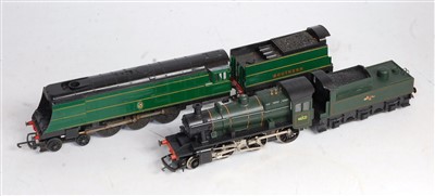 Lot 667 - A Triang 4-6-2 engine and tender repainted...