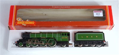 Lot 661 - A Hornby R398 4-6-2 engine and tender, class...