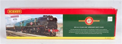 Lot 656 - A Hornby R2169 4-6-2 engine and tender,...