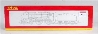 Lot 657 - A Hornby R2181 4-4-0 engine and tender,...