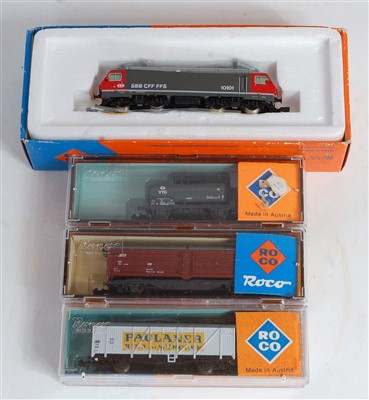 Lot 646 - A Roco N gauge 02166A Bo-Bo Swiss Electric SBB...