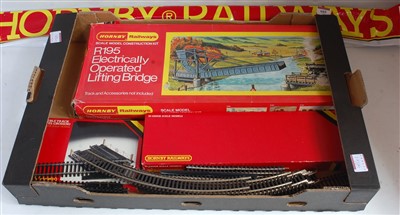 Lot 685 - Two trays containing quantity of model railway...