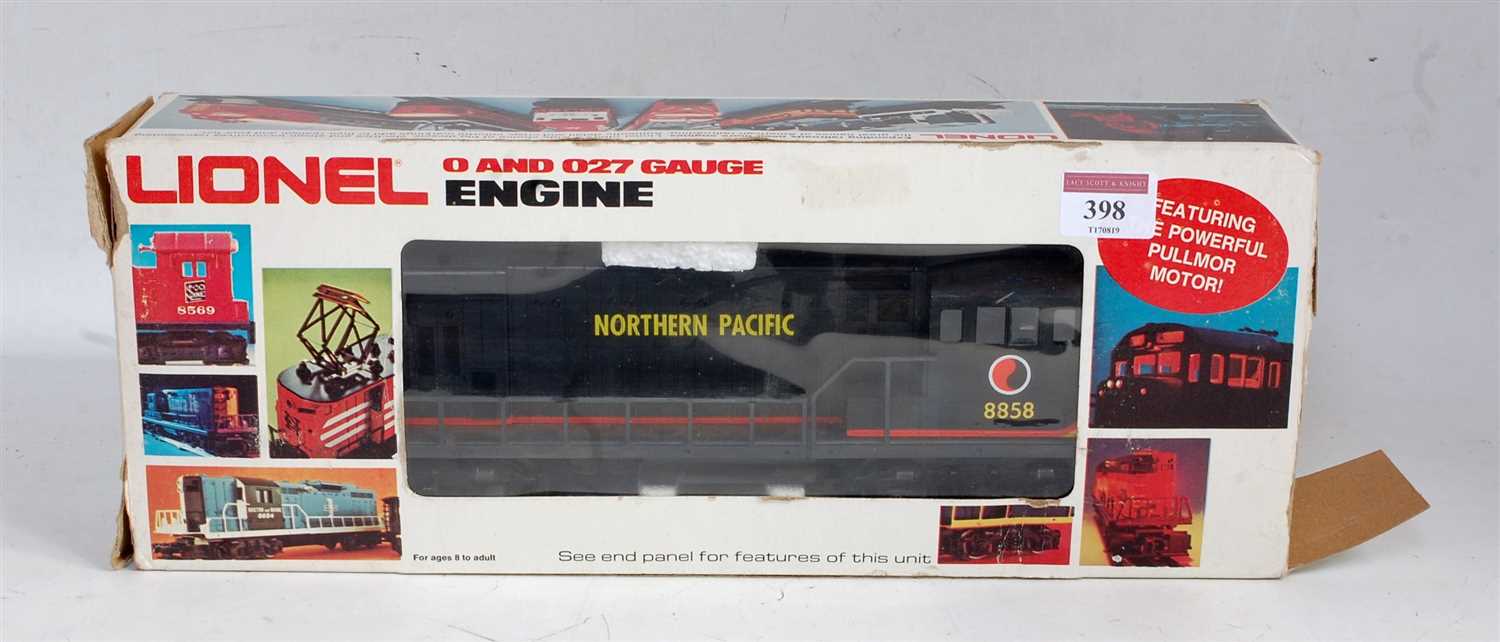 Lot 398 - Lionel 'Northern Pacific' Bo-Bo diesel loco,...