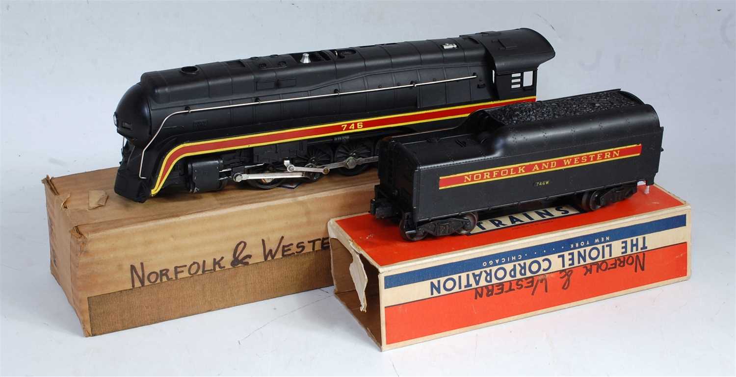 Lot 402 - Lionel steam outline 'Norfolk and Western' 4-8-...