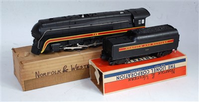 Lot 402 - Lionel steam outline 'Norfolk and Western' 4-8-...