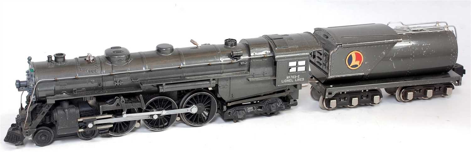 Lot 408 - Lionel 4-6-4 steam outline loco and 12-wheel...