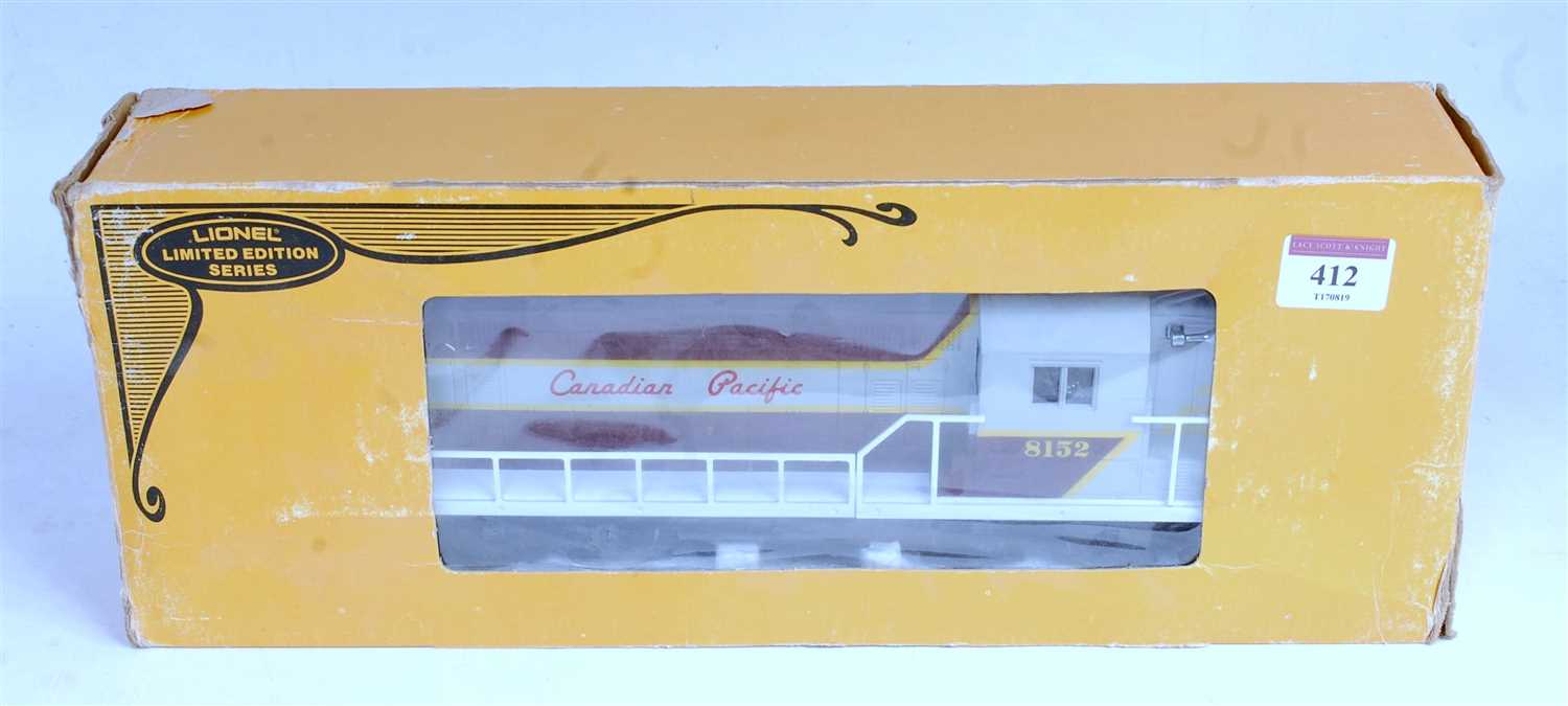 Lot 412 - Lionel limited edition series 'Canadian...