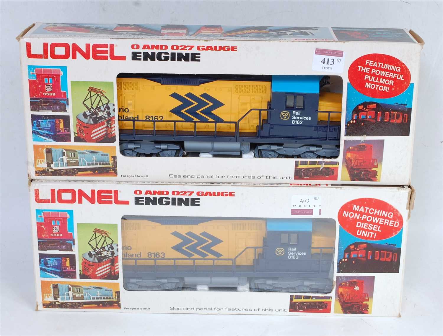 Lot 413 - Lionel 'Ontario Northland' Co-Co SD18 diesel...