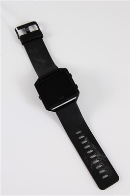 Lot 333 - A Fitbit Blaze, with black case and black...