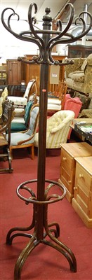 Lot 1162 - A stained bent wood hat stand in the manner of...