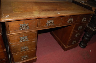 Lot 1260 - A Victorian faded rosewood(?) gilt tooled and...