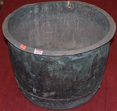 Lot 1273 - An early 20th century verdigris copper...