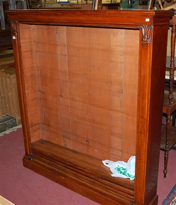 Lot 1307 - A mid-Victorian mahogany freestanding open...